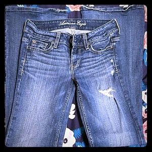 American Eagle distressed jeans